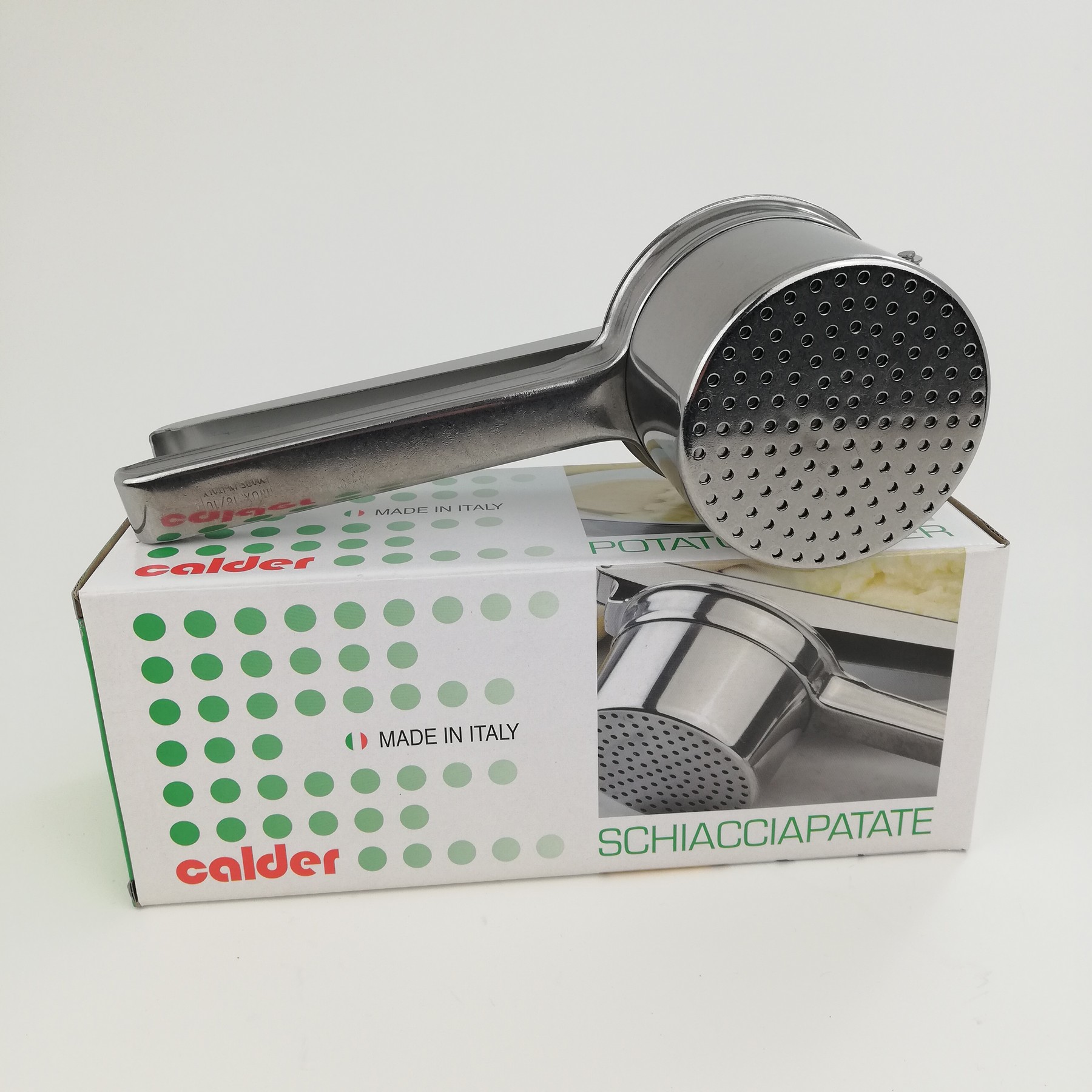 Schiacciapatate acciaio inox Paderno con 3 griglie