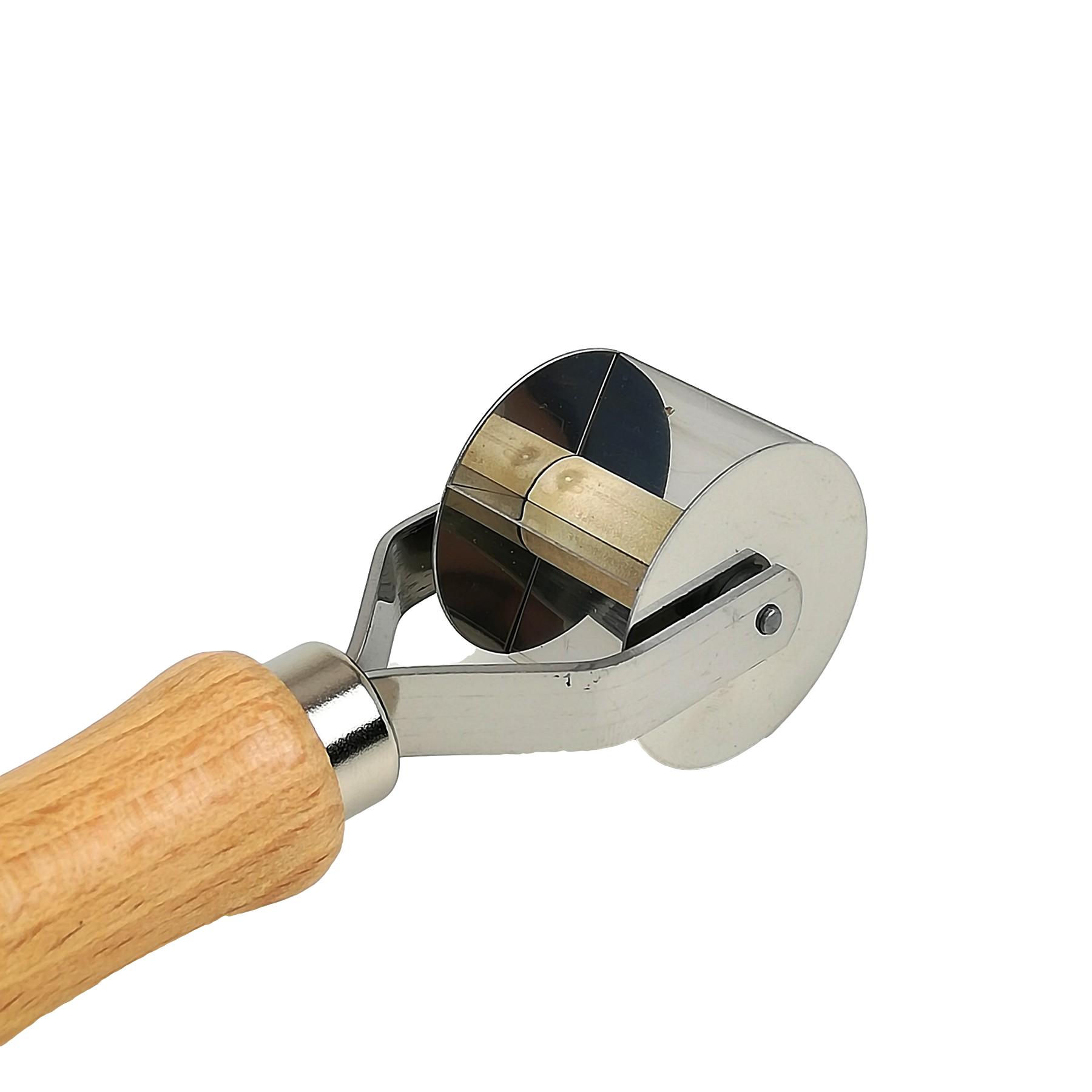 Rotella tagliapasta tortellini acciaio inox liscio – 28 mm – Passione Casa