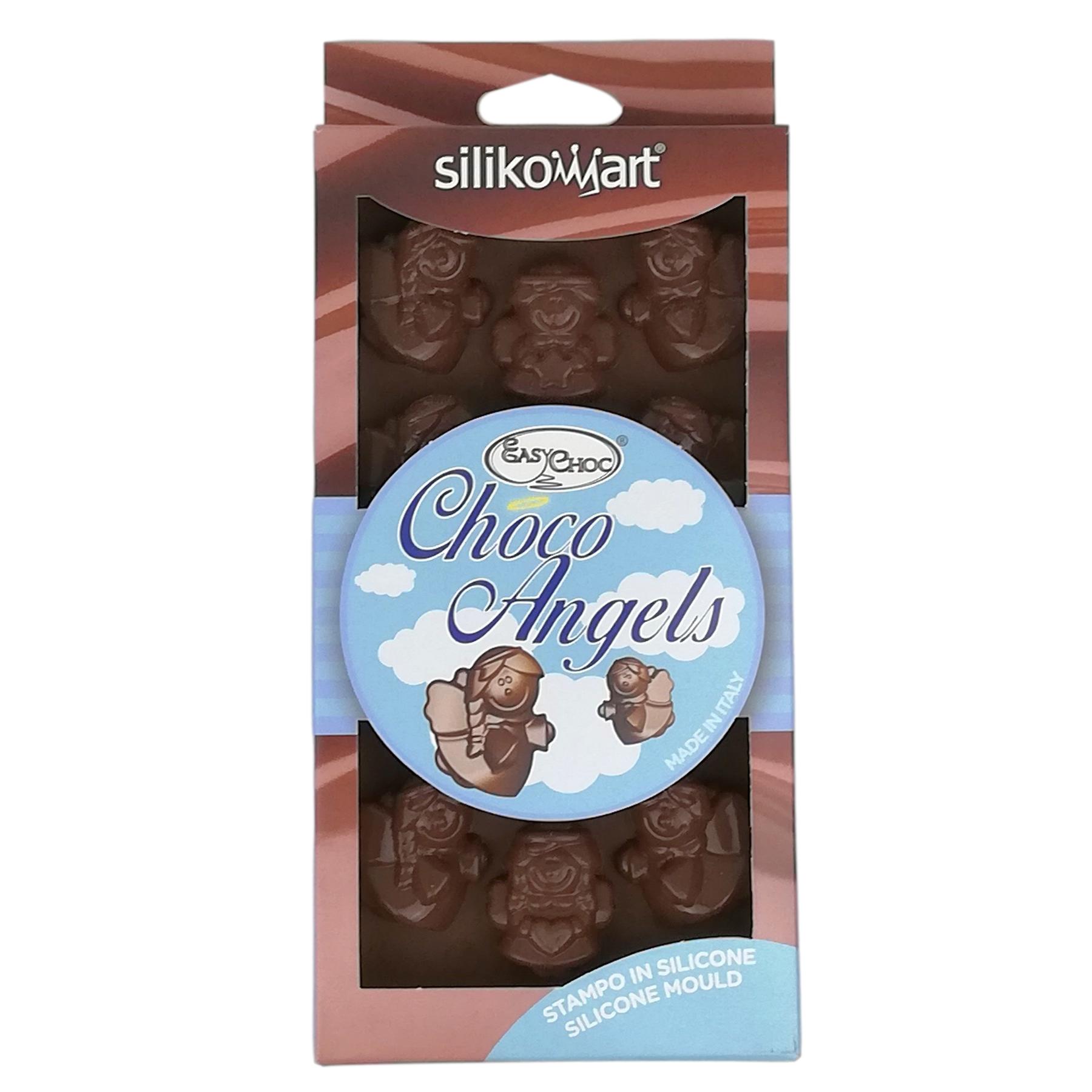 Stampo per cioccolatini in silicone Silikomart – CHOCOANGELS – Passione Casa