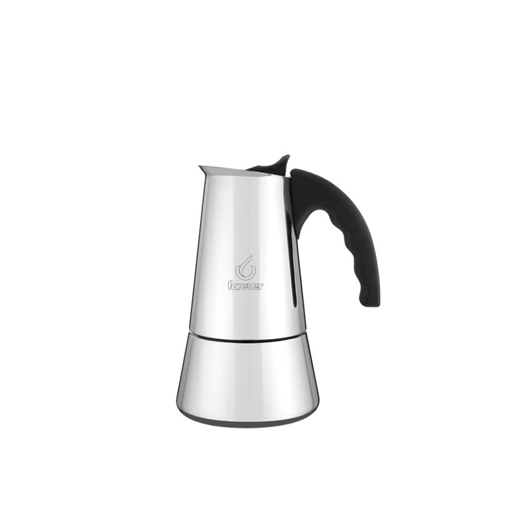 Moka per caffè acciaio inox 4 tazze per induzione CONNY – Passione Casa