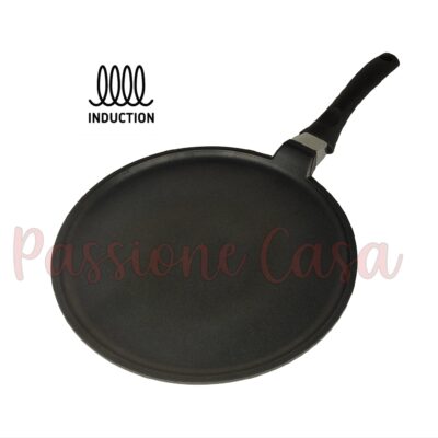 Testo Romagnolo originale per INDUZIONE Piastra per piadine TOP QUALITY cm.28 FULL INDUCTION alto spessore
